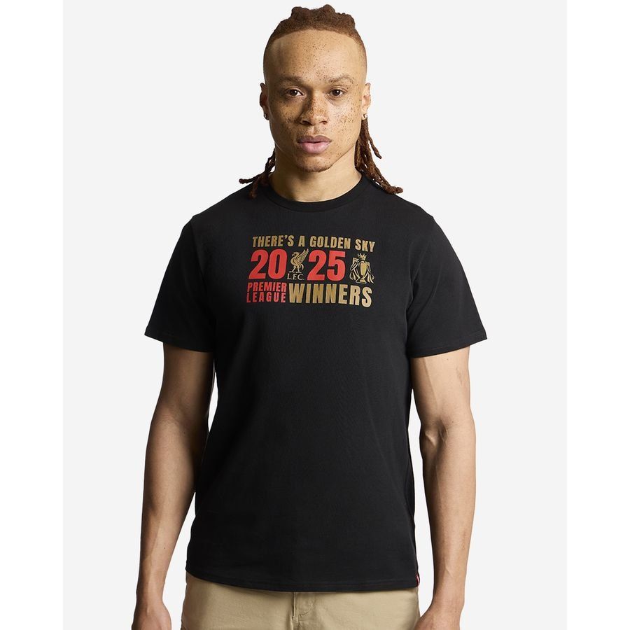 Liverpool T-Shirt EPL Champions 2024/25 - Black - Men's-SoccerKits Hub | Buy Soccer Jerseys Online